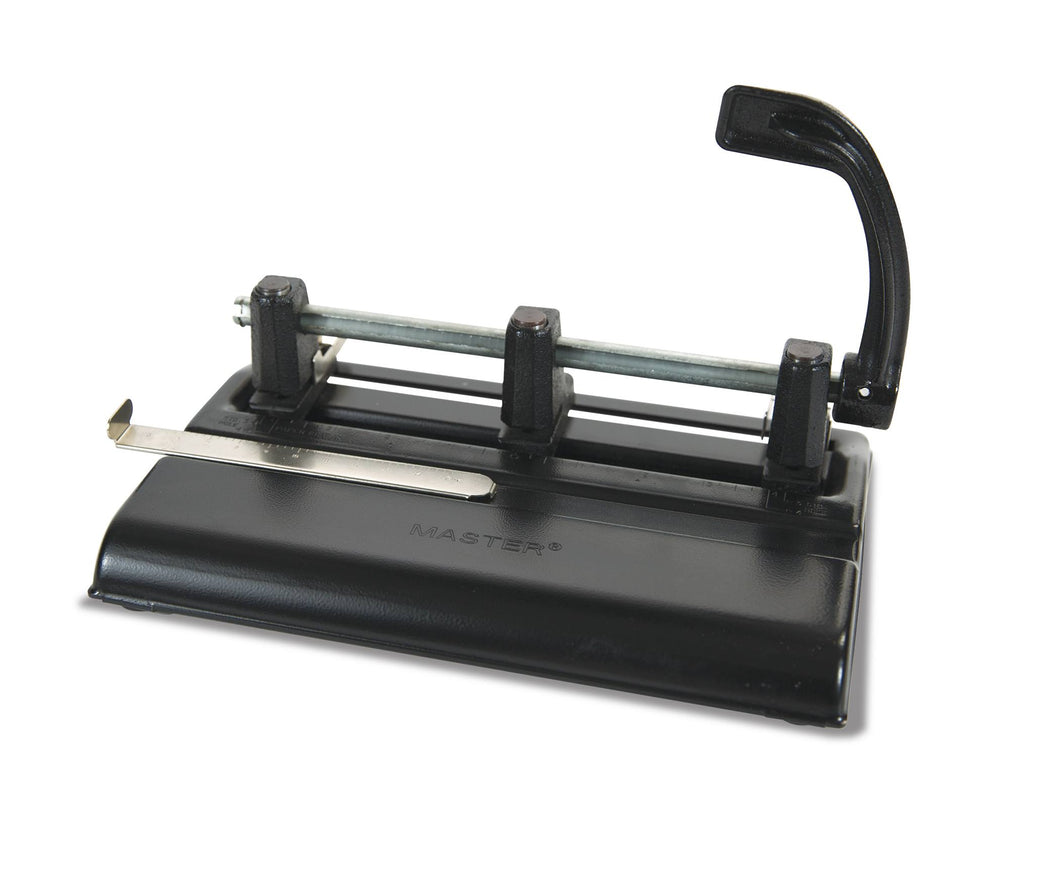 Master 3040PB Lever-Action Adjustable Hole Punch, 13/32